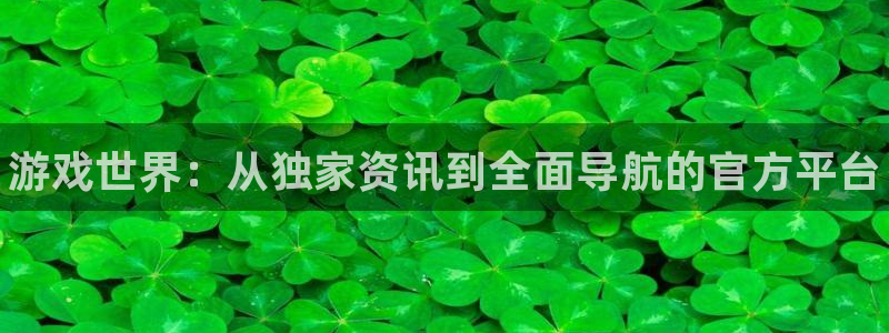 长征娱乐注册账号：游戏世界：从独家资讯到全面导航的官方平台