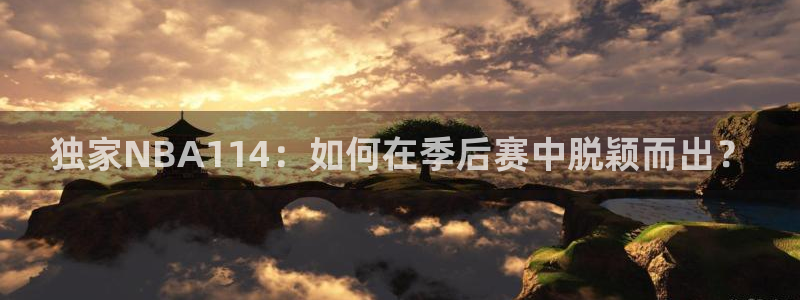 绿茵直播体育在线观看免费下载：独家NBA114：如何在季后赛中脱颖而出？